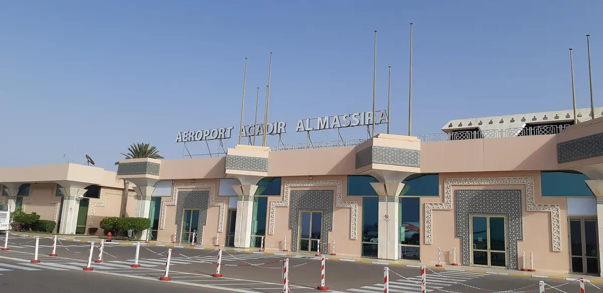 The terminal of Agadir Al Massira Airport