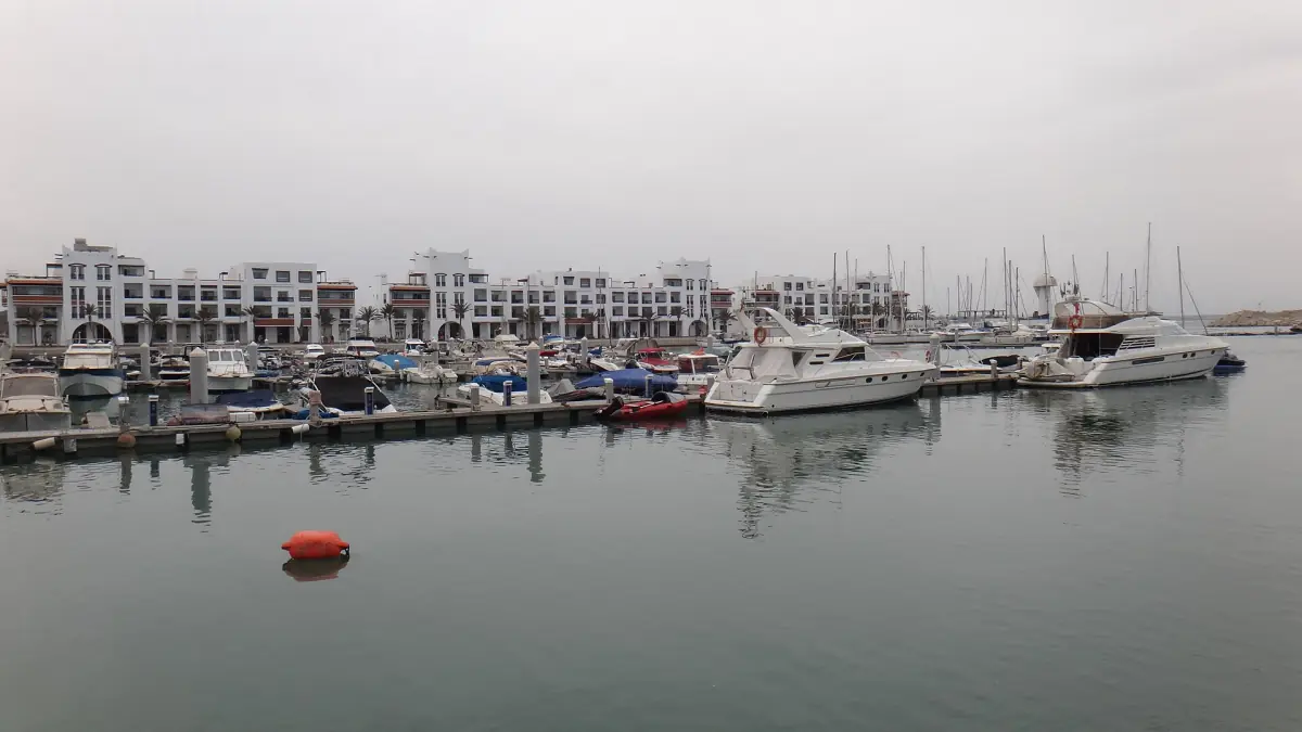 Boats in the marina of Agadir