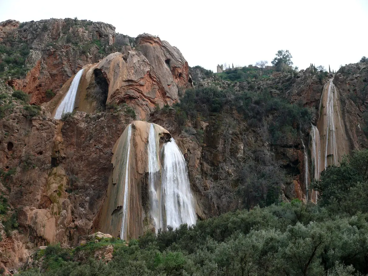 The waterfall at Imouzzer Ida Outanane