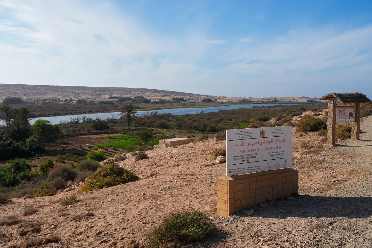 A path in Souss-Massa National Park